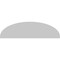 Ekena Millwork Elliptical Sunburst Architectural Grade PVC Pediment, 38"W x 10-1/2"H x 2"P PEDPS038X105ELL01 - alternate 6